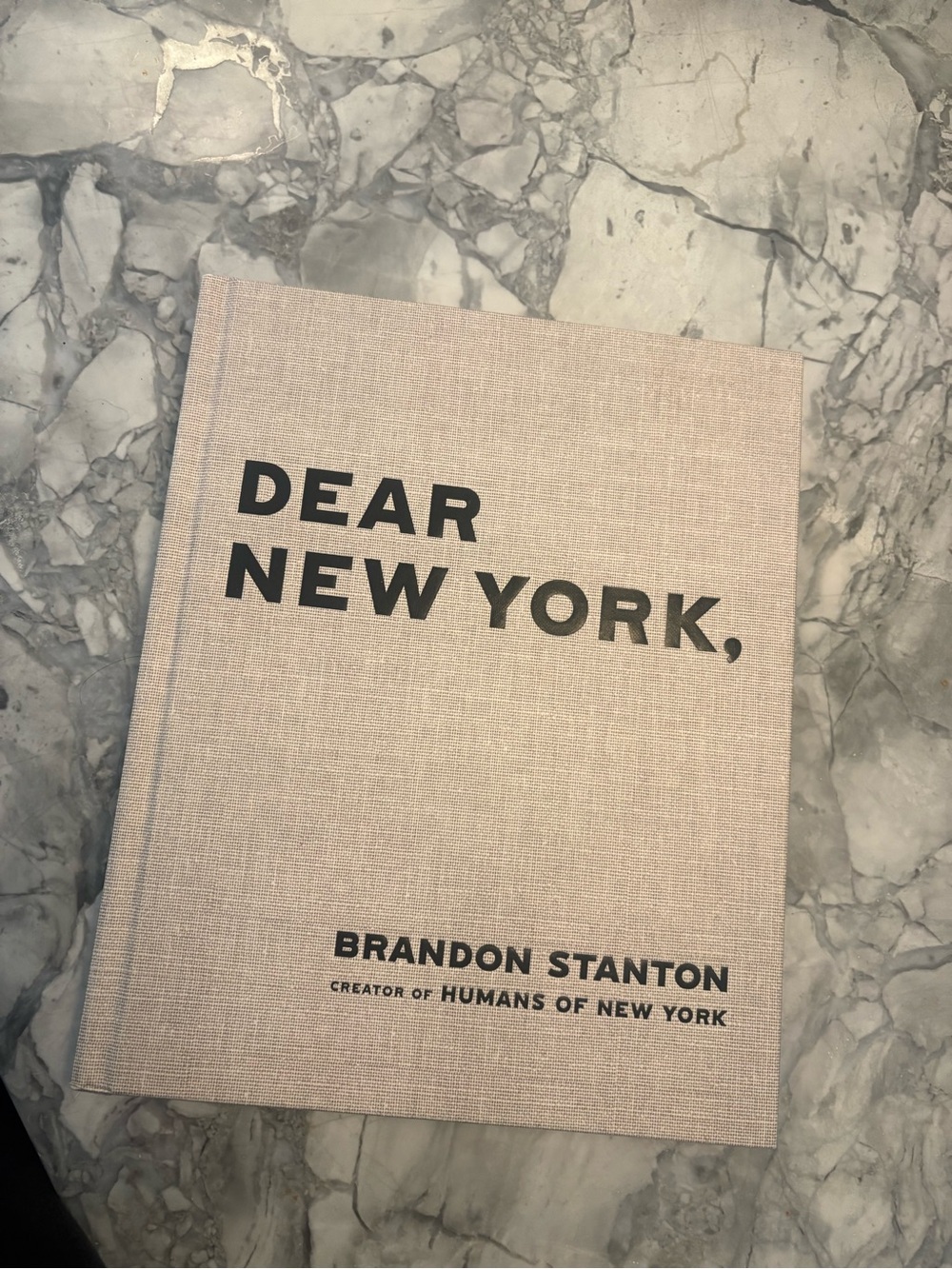 Humans New York Dear New York, Hardcover Coffee Table Book - Beige/gray